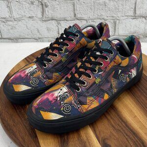 Vans Old Skool Abstract 721454 Mens Sz.11 Multicolor Canvas Low Top Skate Shoes